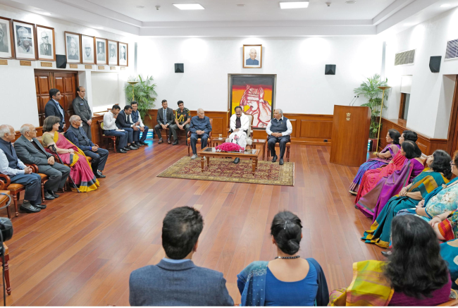 Interaction with Vice-President, Sh Venkaiah Naidu